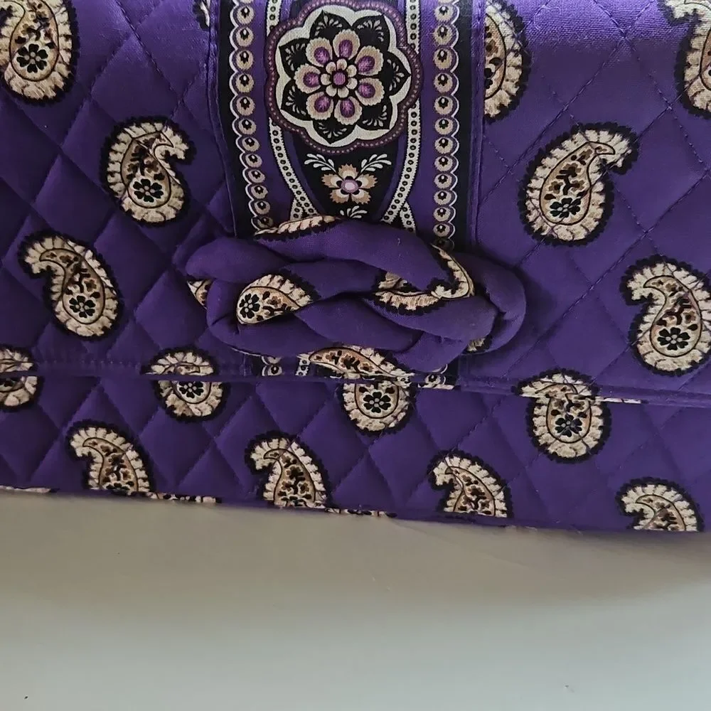 NWT Vera Bradley Paisley Quilted Shoulder Bag.